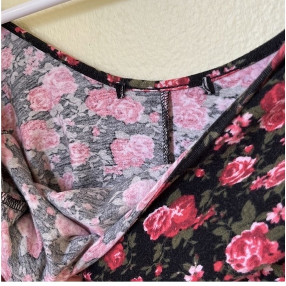 Floral long sleeve mini dress NWOT - Picture 4 of 7